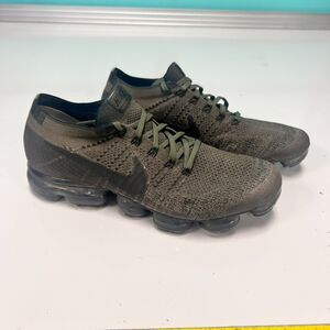 Nike Air VaporMax Flyknit Cargo Khaki Olive Green Men's Size 12   849558-300
